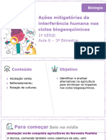 Aula 6 - Ações Mitigatórias Da Interferência Humana Nos Ciclos Biogeoquímicos