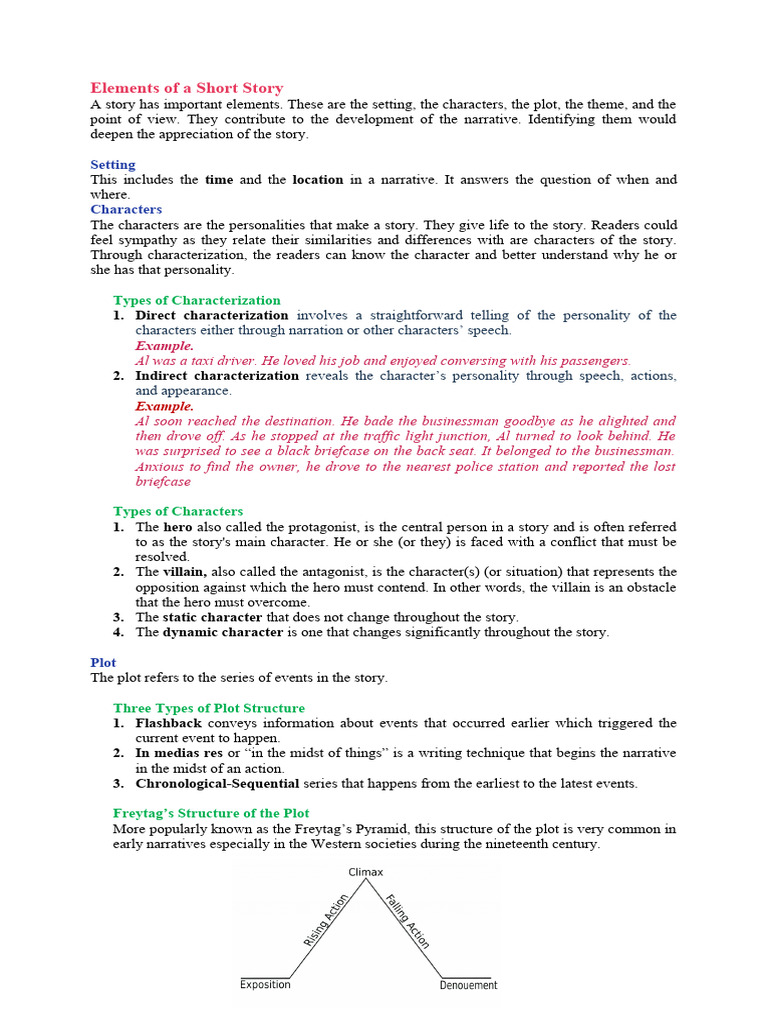 Lesson 7 Handout | Download Free PDF | Plot (Narrative)