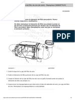 Elemento Secundario Del Filtro de Aire Del Motor - Reemplazar