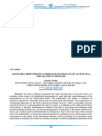 Asigurarea Drepturilor Și Libertăților Persoanei În Activitatea Specială de Investigații