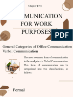 GE 2 Communication For Work Purposes