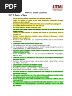 Java Theory Questions For Better Preparation