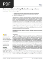 20 - Ransomware Detection Using Machine Learning - A Survey