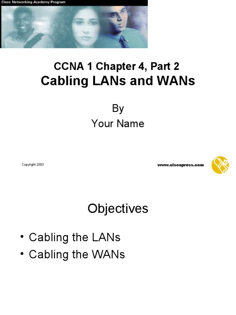 Cabling Lans and Wans: Ccna 1 Chapter 4, Part 2 | PDF | Computer ...