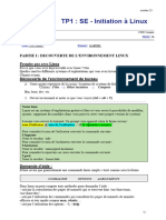 TP1 SE - Initiation À Linux GP