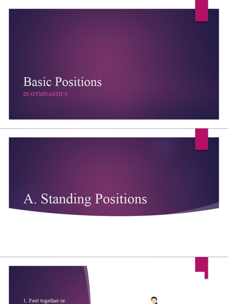 Basic Gymnastics Positions Overview | PDF | Musculoskeletal System ...