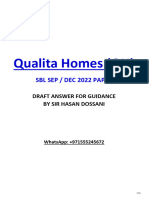 10 - QH (Sep Dec 2022) - Answer by Sir Hasan Dossani (Full Drafting)