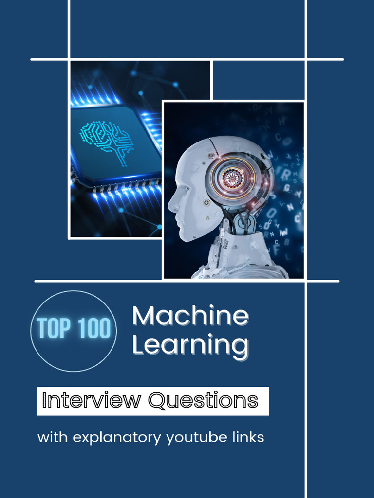 Top 100 ml interview q a pdf logistic regression regression analysis