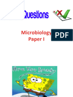 Paper I MCQ 'S Microbiology