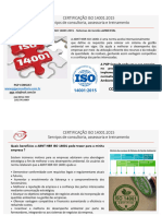 Certificação ISO 14001 - 2015