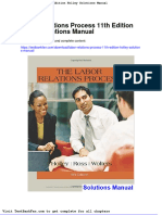 Full Download Labor Relations Process 11th Edition Holley Solutions Manual