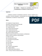 Protocolo Assistencia Nutricional Ao Paciente Hospitalizado em UTI