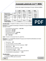 Exercice D'évaluation en SES, CONF, Sequence, TES, Équilibre Général