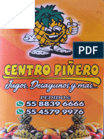 Menú Centro Piñero