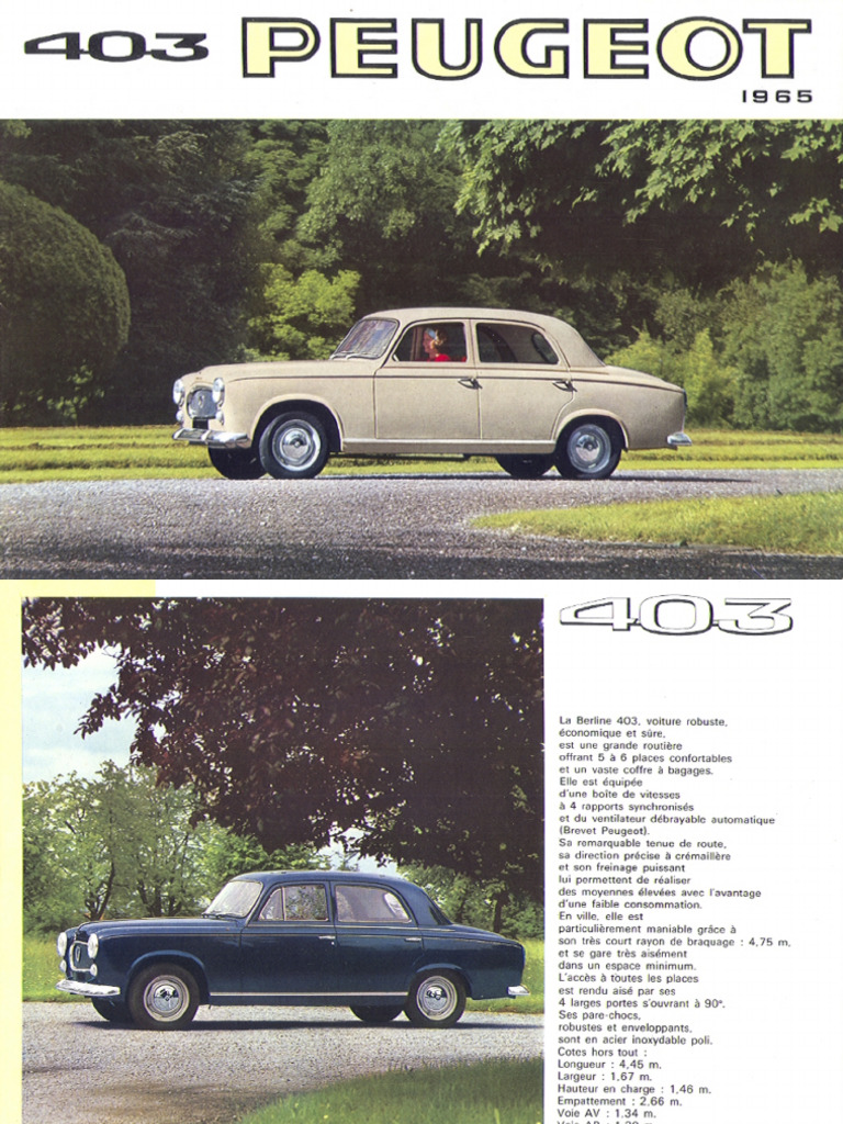 Modèle Réduit Peugeot 403 - échelle 1:43 - Véhicule Publicitaire Hachette - Neuf