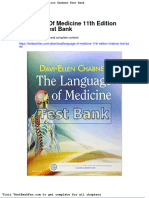 Full Download Language of Medicine 11th Edition Chabner Test Bank