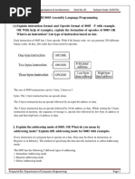 Unit 3 8085 Assembly Language Programming