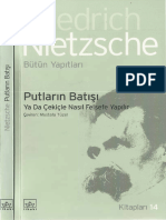 Friedrich Nietzsche Putlarin Batisi Ya Da Cekicle Nasil Felsefe Yapilir