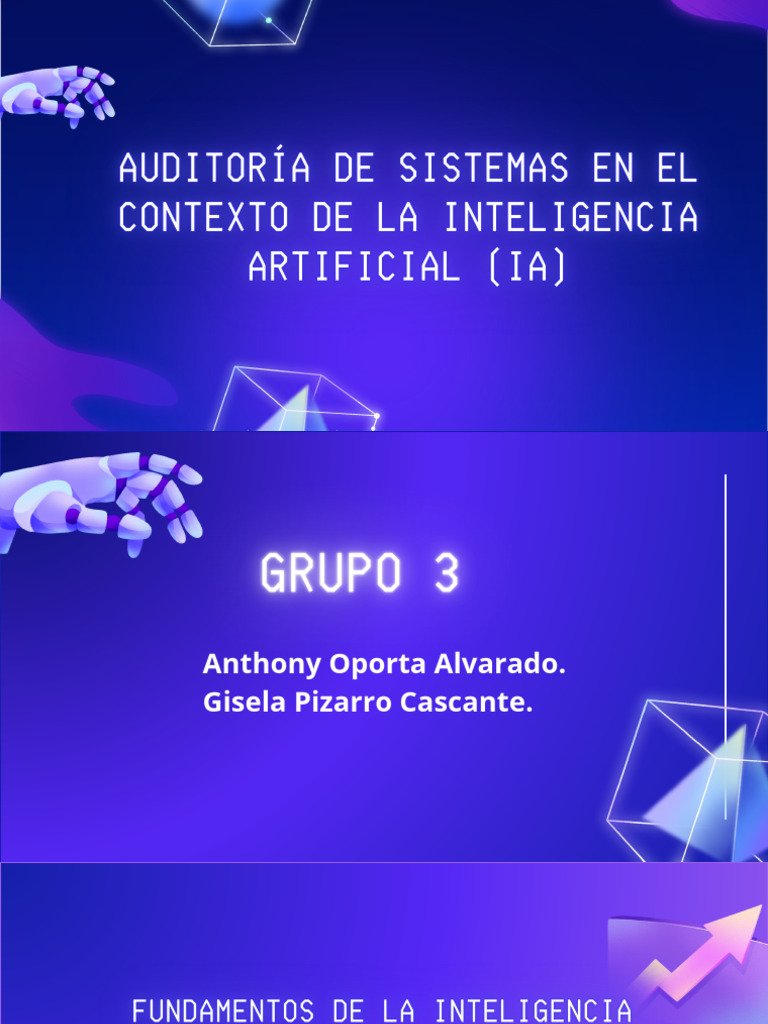 Auditoria Sistemas Ia Pdf Inteligencia Artificial Inteligencia