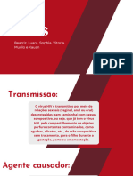 Apresentação Básica Simples Blocos Diagonais Vermelho