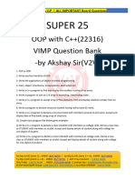 OOP VIMP Question - Super 25 - V2V