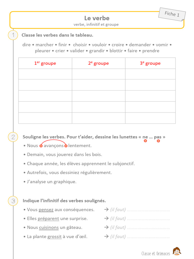 Conjugaison des verbes pour CE2 | PDF | Arts du langage et discipline | Art
