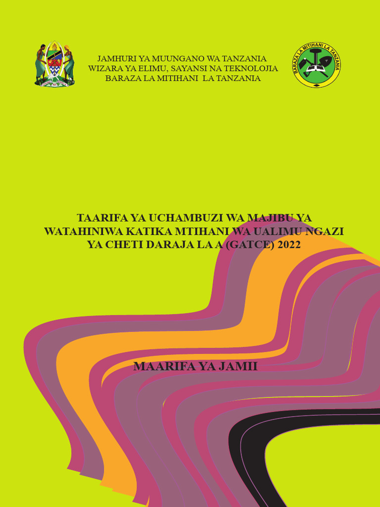 614 Maarifa Ya Jamii-1-1 | PDF