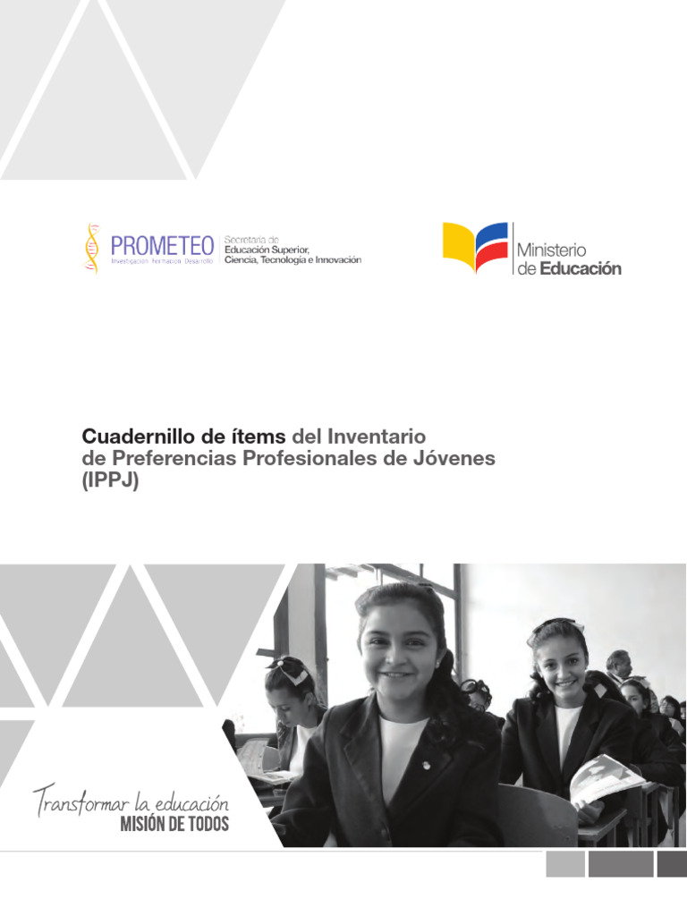 Cuadernillo de Aplicación IPPJ 109-117 (1) | PDF