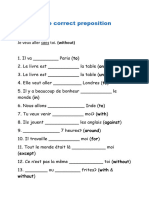 French Prepositions PDF