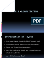 Toyota's Globalization