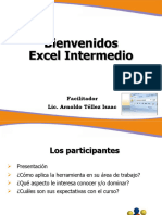 Presentación - Curso Excel Intermedio