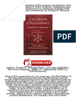 PDF Download Elucidation of Necromancy Lucidarium Artis Nigromantice