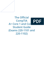 Downloadable Official CompTIA A+ Core 1 and Core 2 Student Guide