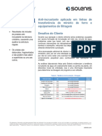 Anti-Incrustante Aplicado em Linhas de Transferência de Minério de Ferro e Equipamentos de Filtragem Desafios Do Cliente