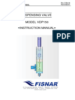 Fisnar Operating Manual VDP150 Positive Displacement Dispensing Valve