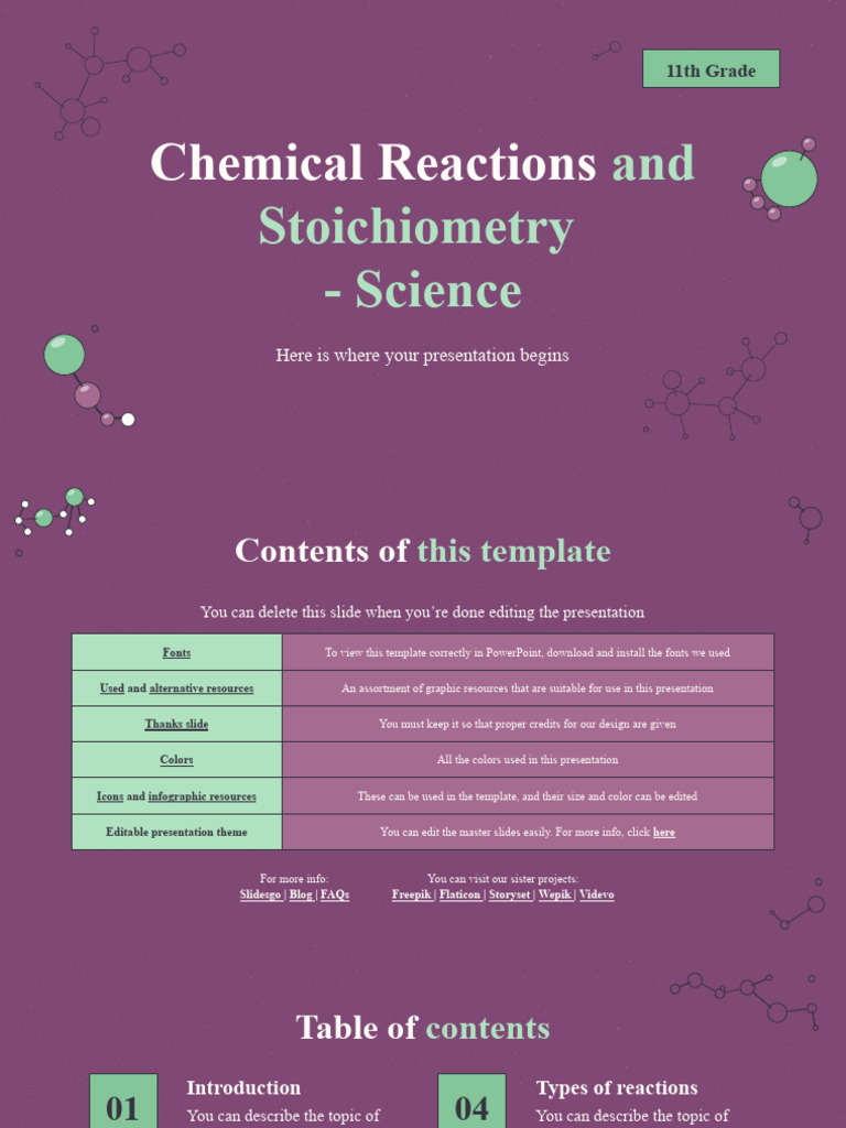 Chemical Reactions and Stoichiometry Guide | PDF | Stoichiometry ...