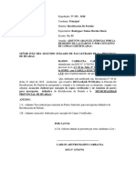 Adjunto Arancel Judicial Por La Remisión de Las Partes - Carlos Ramos