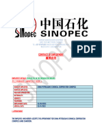 Sinopec Contract of Employment