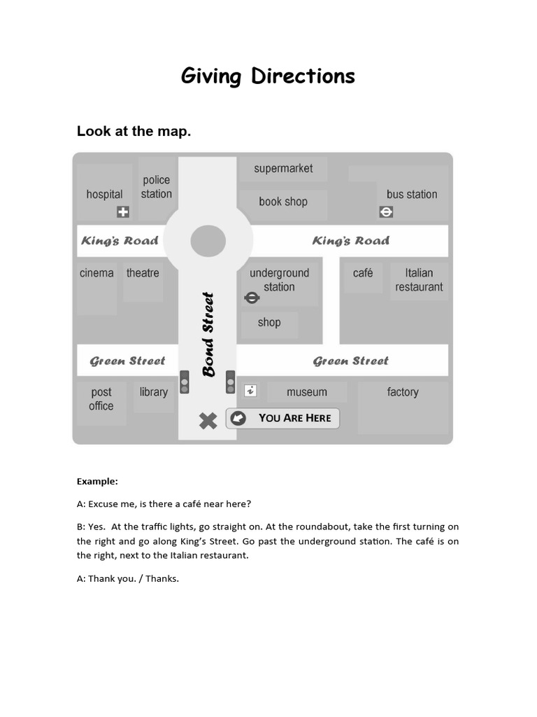 Giving Directions | PDF