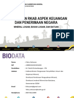 Penyusunan Rkab Aspek Keuangan Dan Penerimaan Negara