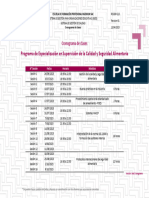 Cronograma PE SUPCALI 2023 I ONLINE