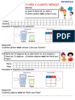 Ficha MATEMÀTICA Mas Menos