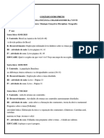 Plano de Aula Geografia Março Professora Monique Gonçalves