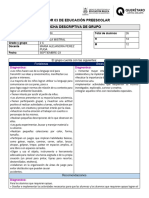 Ficha Descriptiva de Grupo