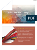 Difference of Mood and Concept Board