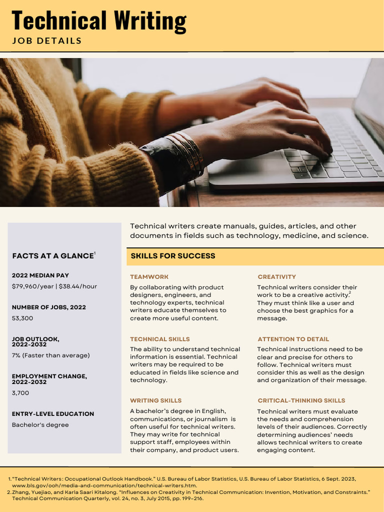 Technical Writer Job Overview and Outlook | PDF | Technical ...