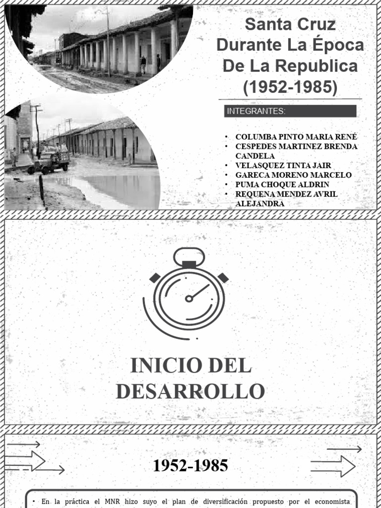 Desarrollo de Santa Cruz (1952-1985) | PDF | Agricultura | Bolivia