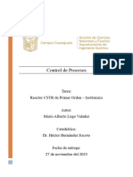 Tarea CSTR Isotermico