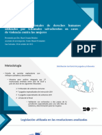 Estándares Internacionales de Derechos Humanos Utilizados Por Tribunales Salvadoreños en Casos de Violencia Contra Las Mujeres