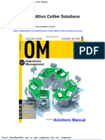 Full Download Om 5 5th Edition Collier Solutions Manual